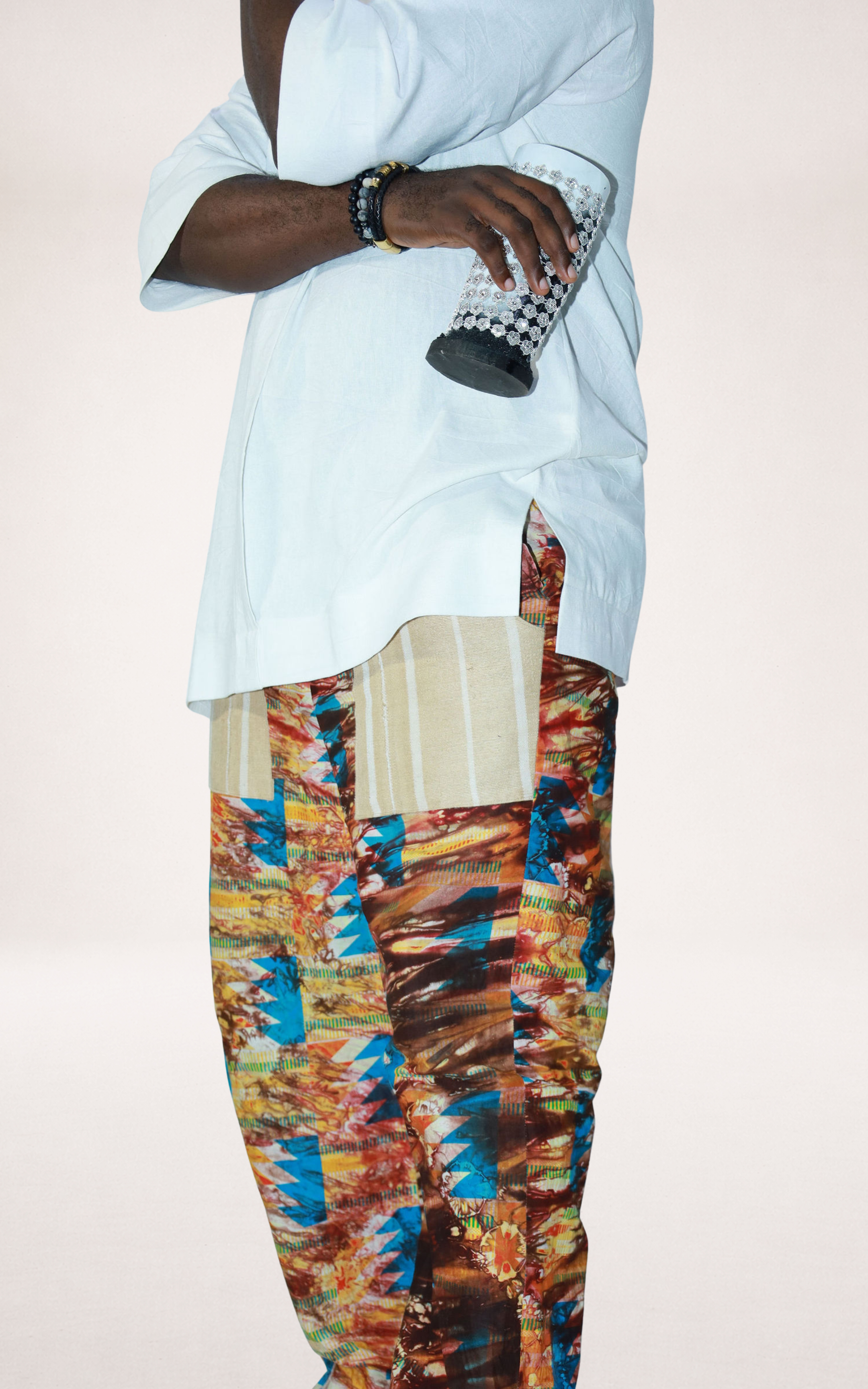 Sunset Adire Trousers and White Native Shirt - page 5